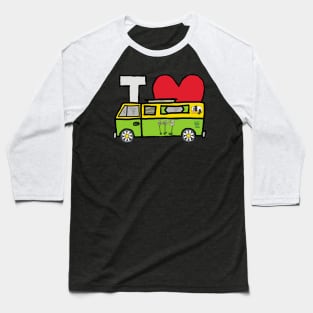 I Love My Campervan Baseball T-Shirt